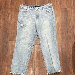 1822 Denim Light Blue Straight Leg Jeans